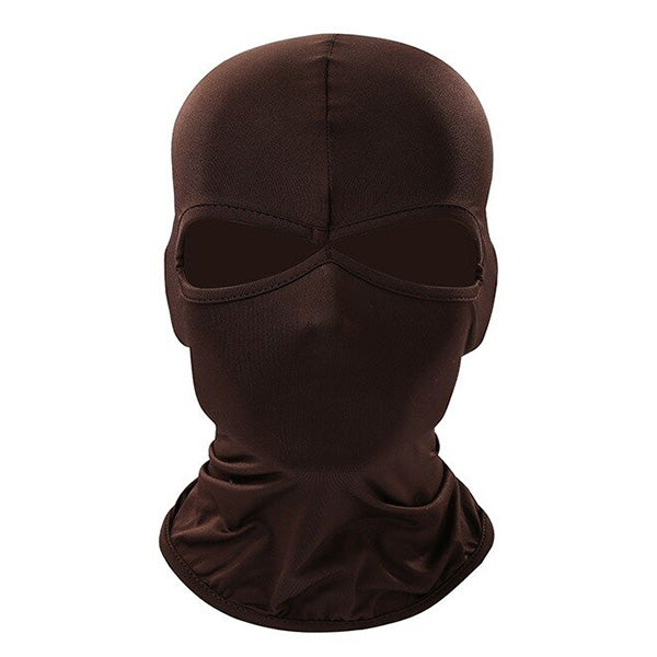Balaclava 2 trous marron foncé