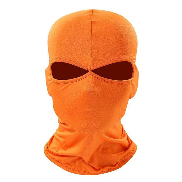Balaclava 2 trous orange
