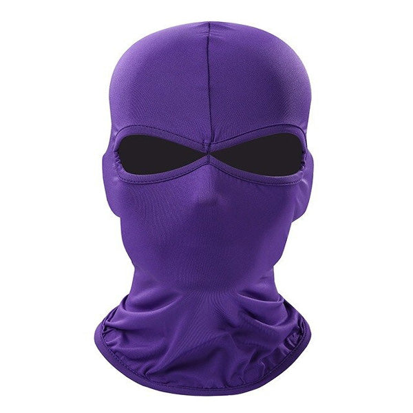 Balaclava 2 trous violette