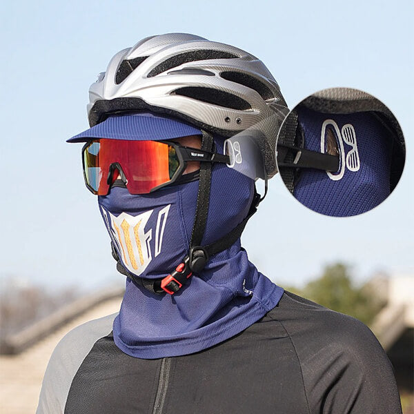 Passe-montagne vélo casquette