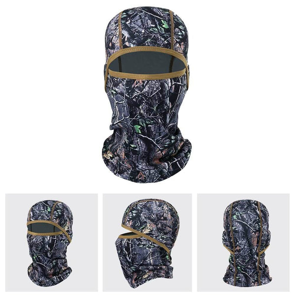Cagoule Balaclava 2/3 Trous HAGOT - Polyester, Unisexe - Pour Ski, Moto, Vélo - Chaud Et Respirant