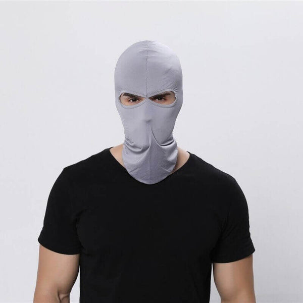 Balaclava gris clair 2 trous