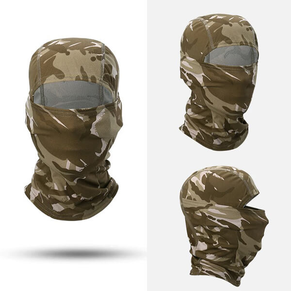 Balaclava militaire 1 trou paintball