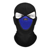 Balaclava moto noire et bleue