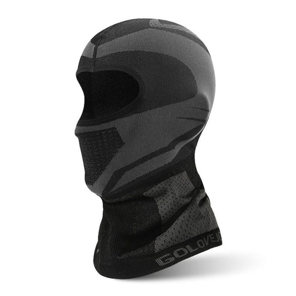 Balaclava moto noire cache cou