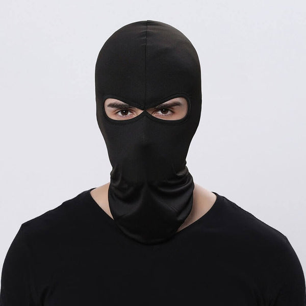 Balaclava noire 2 trous