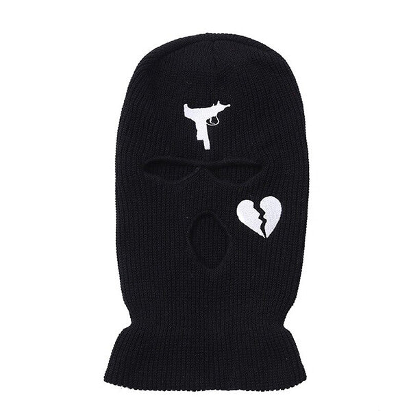 Balaclava noire rappeur