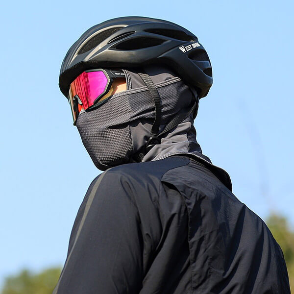 Balaclava vélo en soie