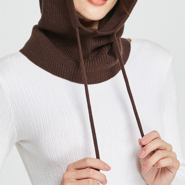 Cagoule adulte capuche marron