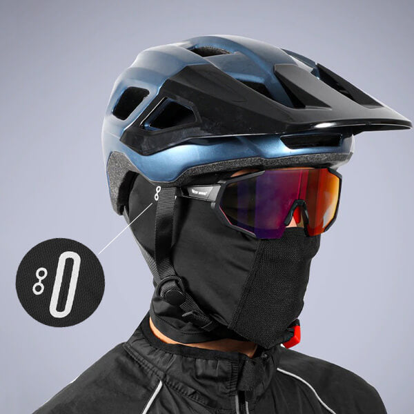 Cagoule Polaire Pour Vélo Et Moto - Hiver, Sous Casque - Réflecteurs Intégrés - Taille Unique Homme/Femme - 4