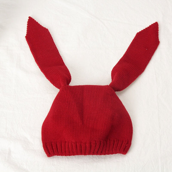 Cagoule bébé rouge avec oreille