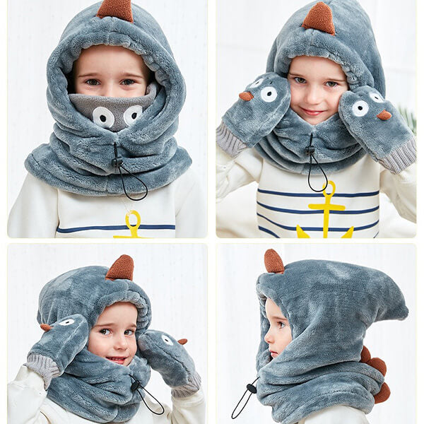 Cagoule enfant grise