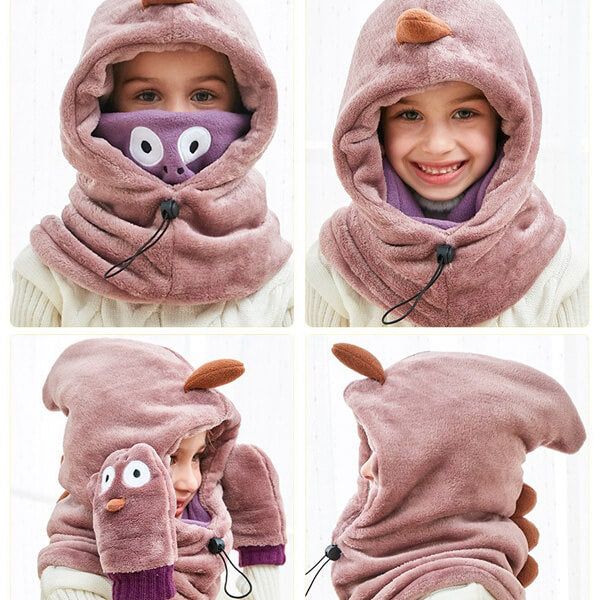 Cagoule enfant violette