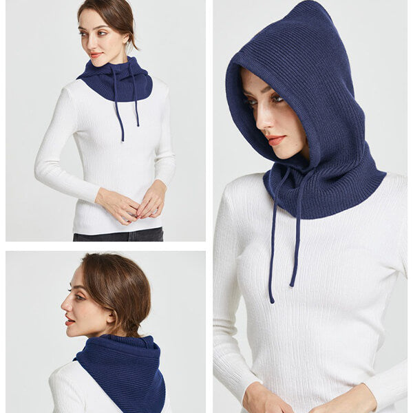 Cagoule femme capuche froid