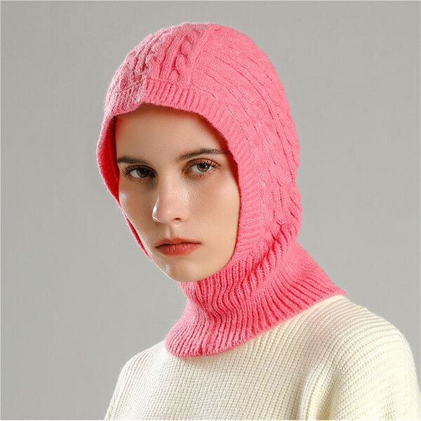 Balaclava rose tendance pour femme