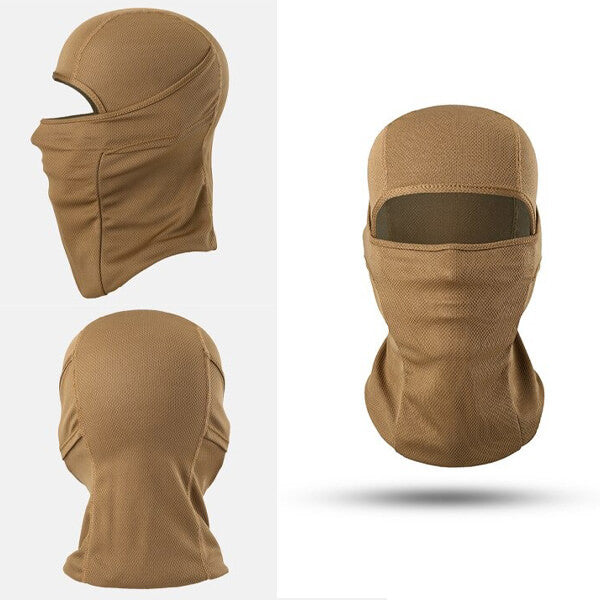 Cagoule marron 1 trou respirante