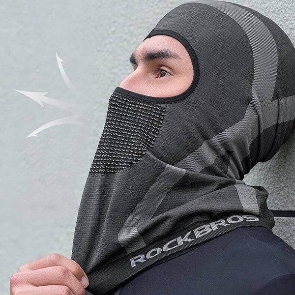 Cagoule moto respiration facile