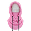 Cagoule rose capuche
