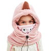 Cagoule rose enfant