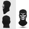 Cagoule skull noir et blanc