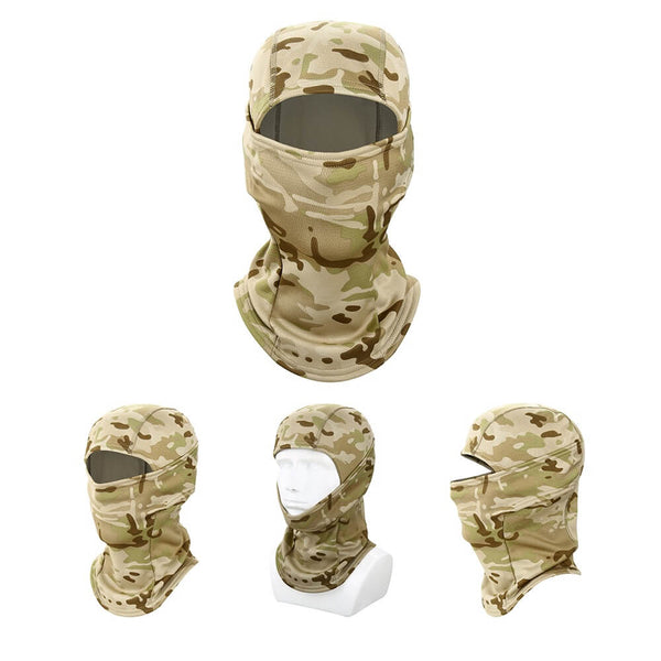 Cagoule tactique marron