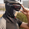 Passe-montagne vélo lunette