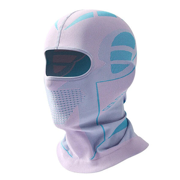 Cagoule moto rose et bleue