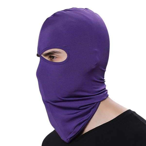 Cagoule 2 trous violet