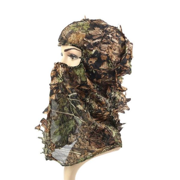 Cagoule 3D camouflage