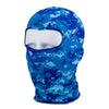 Cagoule camouflage bleue