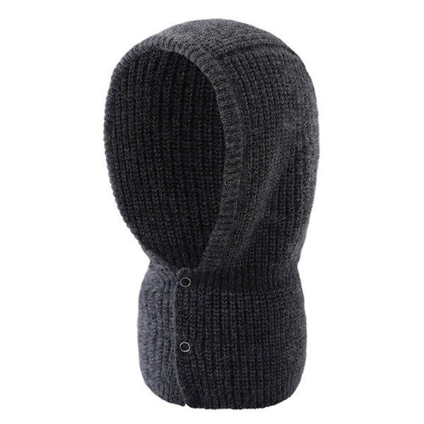 Cagoule femme tricot