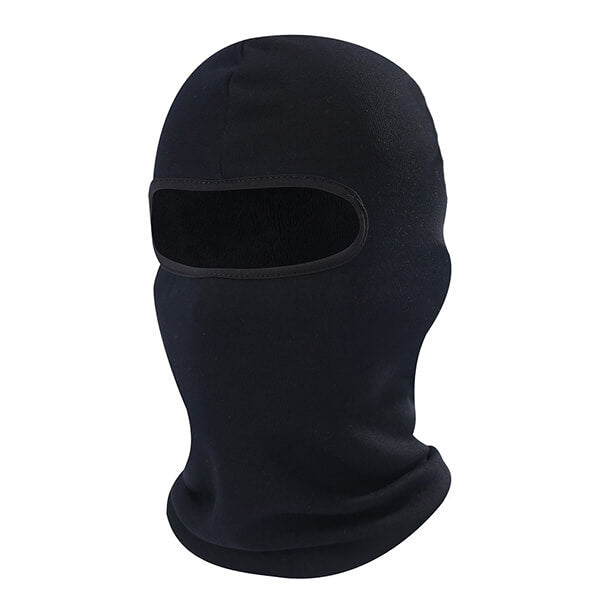 Cagoule polaire noire moto