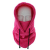 Cagoule rose rouge